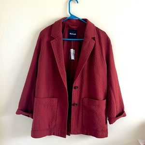 NWT Madewell Quilted Blazer- Final Price